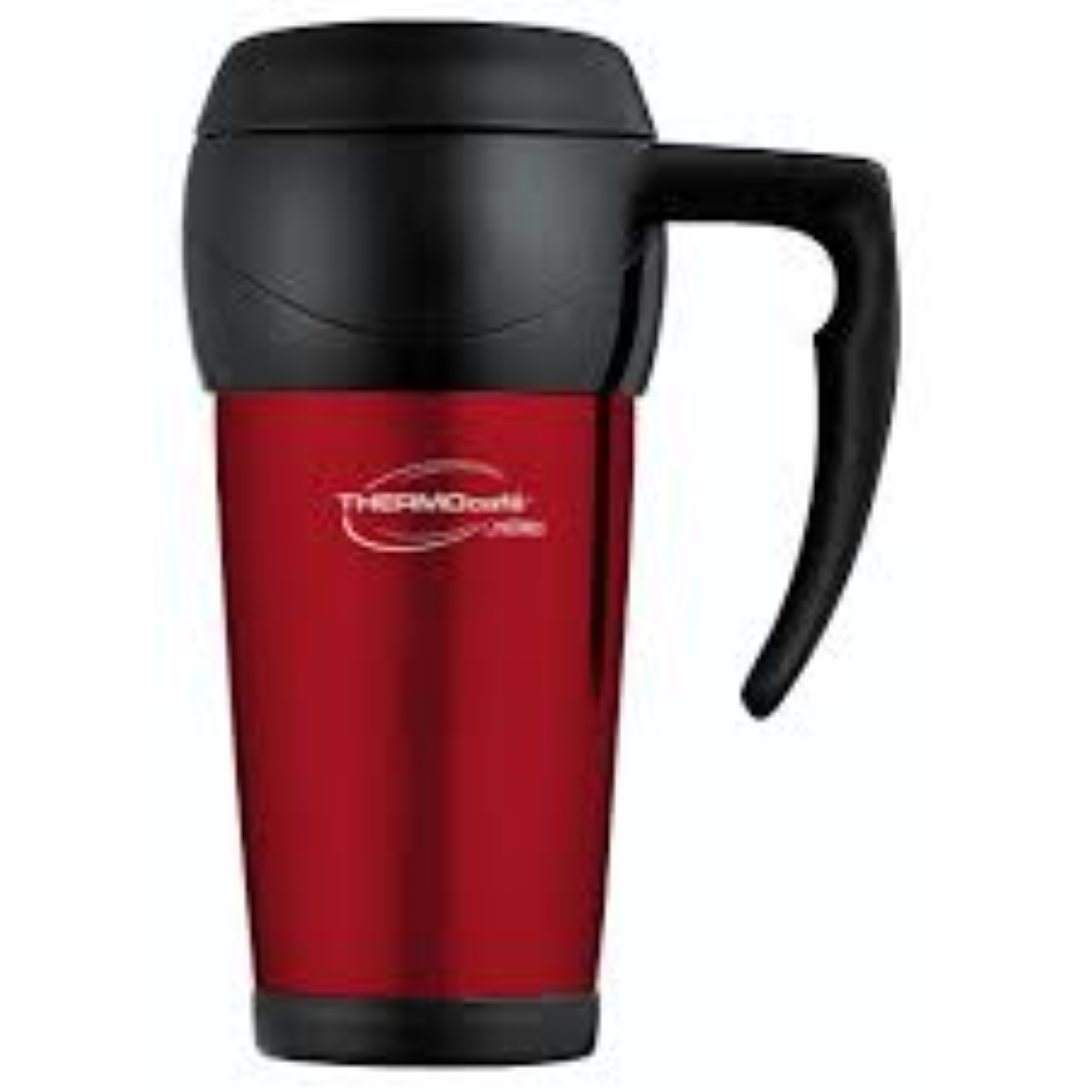 THERMOS TRAVEL MUG RED 450ML